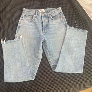 Agolde Classic Blue Denim Jeans